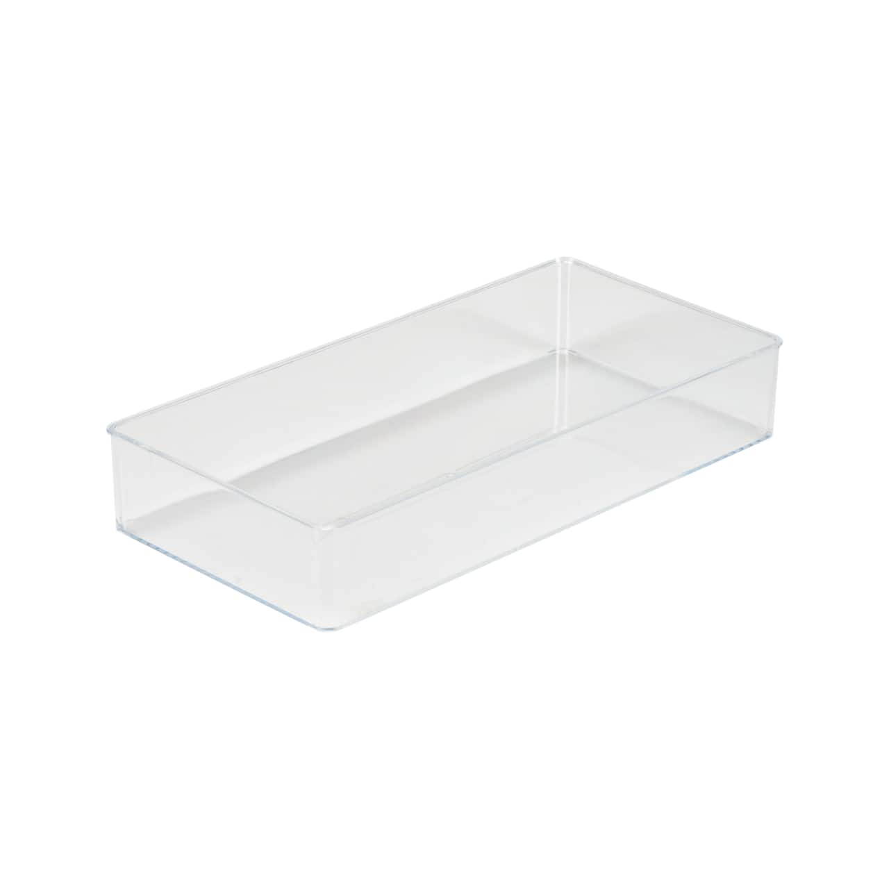 Simplify Medium Rectangular Clear Drawer Organizer